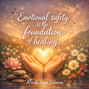 Emotional safety is the foundation of healing.