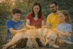 Familiar moment together